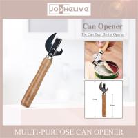 Abrigo De Botellas Y Lata De Madera Multifuncional Para El Hogar Abrebotellas Ecológico Con Mango De Madera Gadgets De Cocina - details 0