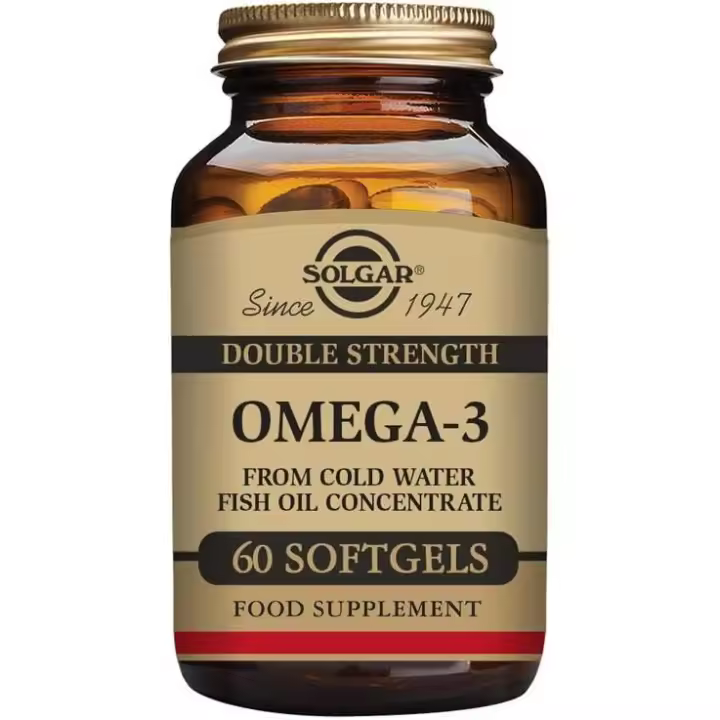 SOLGAR OMEGA 3 DOBLE CONCENTRACION ACEITE PESCADO 60 CAPSULAS - 1