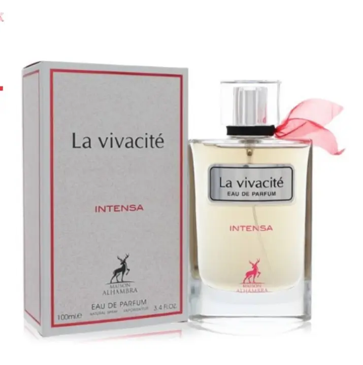 Perfume La vivacité Intensa de Maison Alhambra Para Mujer | Eau de Parfum 100% Original | Edp Feminino | 100ml - 1