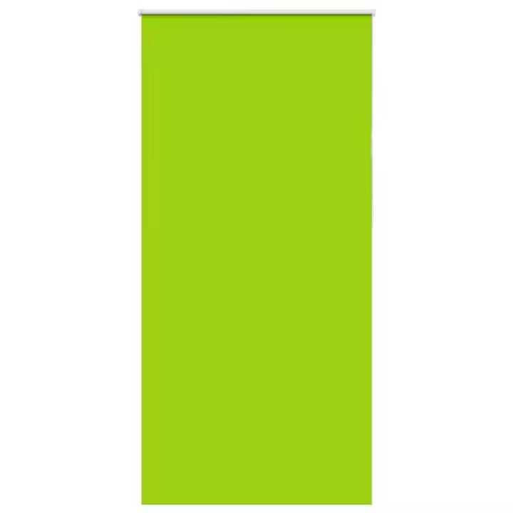 vidaXL Estor Enrollable Opaco hojas verde 105x230cm Tela Ancho 100,7cm - 1