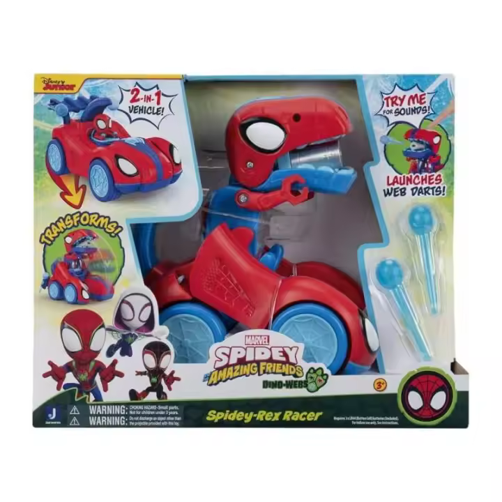 VEHÍCULO SPIDER REX RACER 2 EN 1 DE JAZWARES - 1