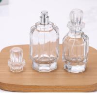 Botella De Perfume De Vidrio Cristal Transparente Vintage 50ml 100ml Recargable Portátil Para Viajes Para Mujeres Atomizador De Spraying - details 0