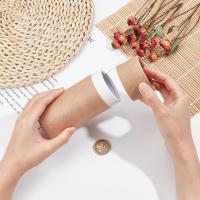 10PCS Tubos De Papel Kraft De 100ml Para Lápices Té Café Cosméticos Artesanías Caja De Regalo Redondos Y Ecológicos - details 2