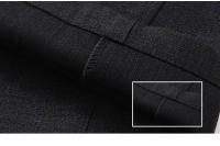 Pantalones De Negocios Para Hombre Talla Grande Corte Slim Moda Casual Estirado Adecuado Para Otoño Verano Pantalones Sólidos Negros Azules Oscuros - details 19