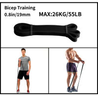 Banda De Resistencia De Látex Pesada Para Ejercicio Elasticidad Aumenta La Fuerza De Pull up Ayuda En Ejercicios De Pilates Y Fitness Equipamiento De Entrenamiento De Muslos Y Abdomen - details 3