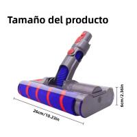 Cabeza De Limpieza Doble Para Aspiradora Dyson V7 V8 V10 V11 V15 Motor De Aspiradora Rodillo Suave Accesorio De Limpieza - details 1