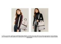 Mochila De Moda Para Mujer Ultra Ligera De Gran Capacidad Antirrobo Para Viajes Escuela Y Trabajo Con Múltiples Bolsillos Y Cierre De Cremallera - details 13