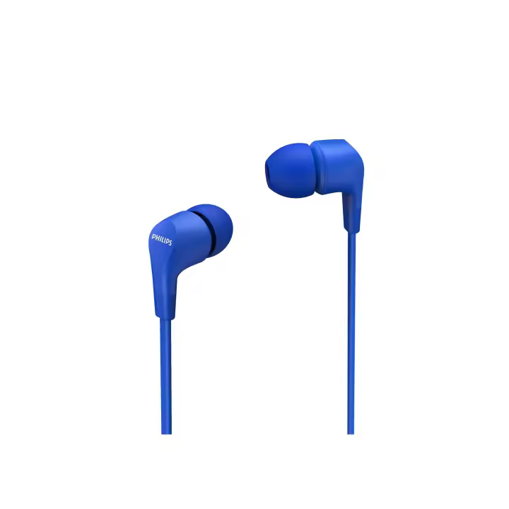 PHILIPS TAE1105BL/00 Auriculares intrauditivos Color Azul, con cable, Control remoto sencillo - 1