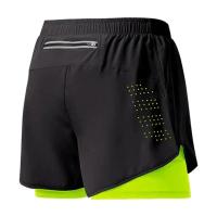 Shorts Deportivos Para Hombre Con Bolsillo Integrado Secado Rápido Verano 2 En 1 Shorts De Playa Y Gimnasio Corrida Estilo Doble Exterior - details 5