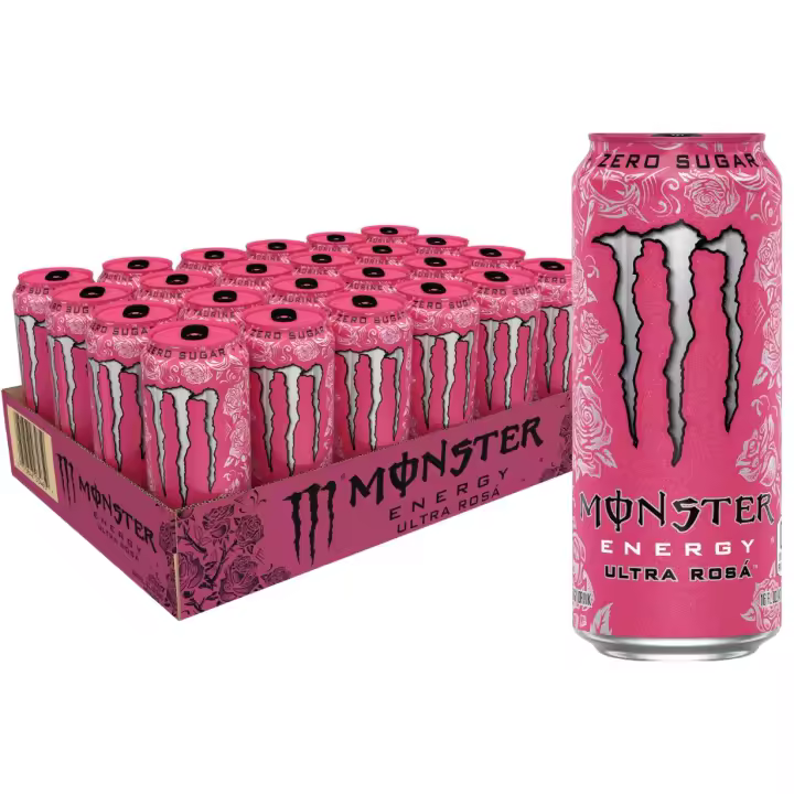 Caja 24 Monster Ultra Rosá 500ml - 1