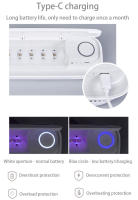 Nuevo Porta Cepillo De Dientes UV Con Secado Automático Y Esterilizador Inteligente Para Baño Pared Montada Recargable Secado Rápido - details 12
