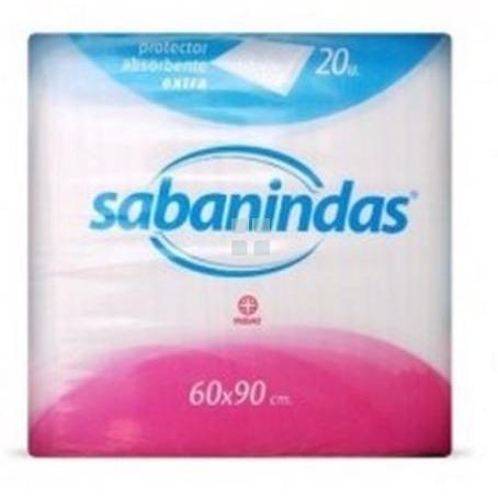 Empapador Sabanindas Extra 60x60 Cm - Assorbenti Per Incontinenza, Confezione Da 20 Pezzi