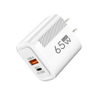 Cargador Rápido 65W GaN USB Para iPhone 15 14 Samsung Xiaomi Huawei Adaptador De Pared Con Tipo C Y USB-A Certificado UL RoHS CE - details 10