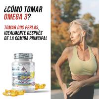 Omega 3 - Perlas de Omega 3 - 90 Cápsulas - Mejora Funcionamiento Cerebral y Visión - Marca AS AMERICAN SUPLEMENT - details 1