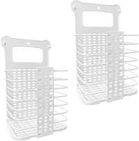 T-Lovendo - Cesto de Ropa Sucia Colgante Plegable Montaje en Pared Canasta Cesta de Almacenamiento Plástico DOS UNIDADES - details 0