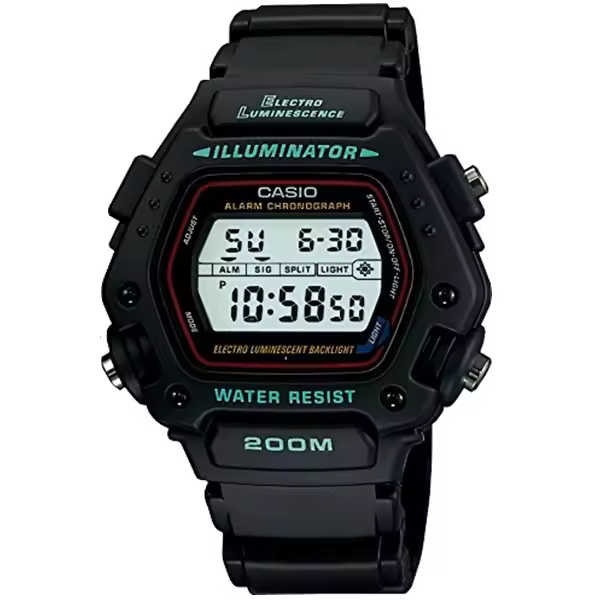 CASIO DW-290-1 Reloj digital para hombre de estilo retro Misión Imposible - 1