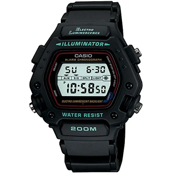 CASIO DW-290-1 Reloj digital para hombre de estilo retro Misión Imposible - 1
