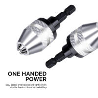 Adaptador De Destornillador Sin Llave 1/4'' Hexagonal Para Perforadora Y Impacto Convertidor Rápido De Broca Herramienta De Cobalto Acero Alimentos Uso En Madera - details 0