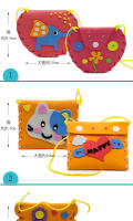 Kit De Manualidades Para Niñas Principiantes 5PCS Sew Your Own Purses Sewing Bags Proyecto De Actividades Grupales Para Jóvenes Escolares Regalo De Juguete - details 10