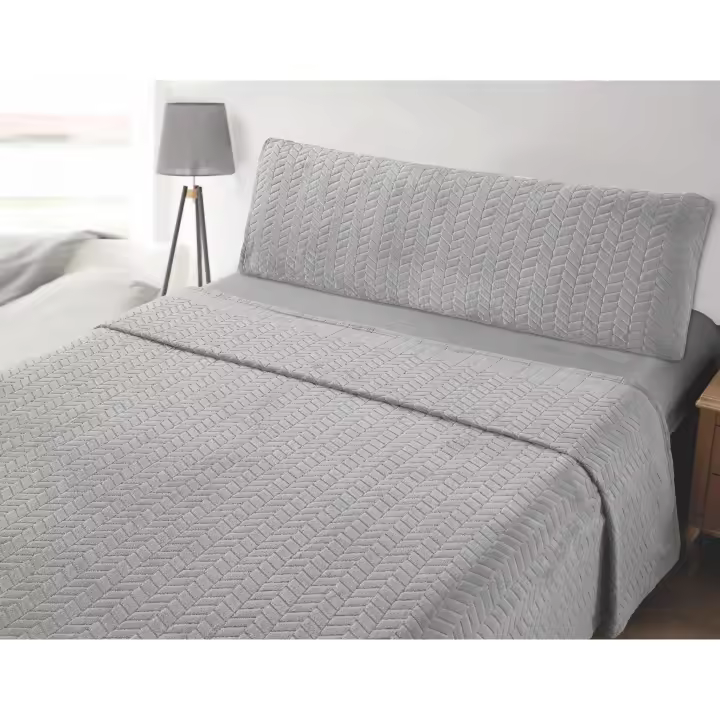 Vivid Torral - Juego De Sábanas Coralina Invierno Lisa Modelo Espiga  Vivid Torral 230G Tacto Muy Suave, Ideal para invierno, Tejido similar terciopelo 3 Modelos Hojas, Rayas, Espiga (3 y 4 piezas según medida) - 1