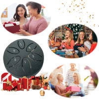 Steel Tongue Drum De 3 Pulgadas Con 6 Notas Instrumento De Percusión Para Meditación Y Yoga Mini Handpan Drum Con Mallets Incluidos - details 11
