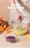 Molinillo De Patatas De Acero Inoxidable 304 Herramienta De Cocina Rojo Para Batir Y Moler Batidor De Frutas Y Verduras - details 4