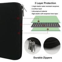 Funda Para Portátil De 17-17.4 Pulgadas Negro Resistente Al Agua De Neopreno Bolsa De Transporte Para Notebooks Con Capa Interna De Organización - details 1