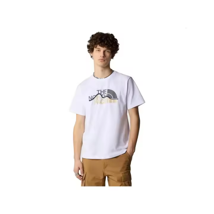 Camiseta Hombre The North Face  Mountain Line Beige - 1