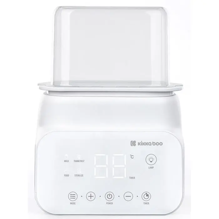 Aquecedor duplo para biberões 4 em 1 Kikka Boo Handy Blanco - 1