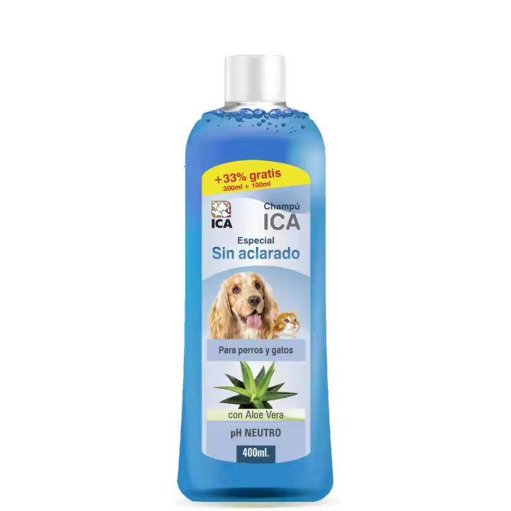 Champú lavado en seco con Aloe Vera para perros y gatos (400 ml) - 1