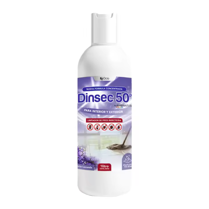 Limpiador Friegasuelos Insecticida Rcocio - Elimina Chinches, Cucarachas y Hormigas - Seguro para Humanos y Mascotas - Perfumado y Duradero - 1