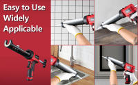 Pistola de pegamento eléctrica de 18V, herramienta de calafateo de pegamento de vidrio inalámbrica para puertas y ventanas, herramienta de pegamento de costura eléctrica para batería de iones de litio Makita - details 10