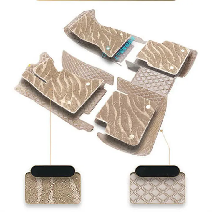 Alfombrillas de coche de doble capa para Kia Sorento XM 2010 ~ 2013, 5 asientos, alfombrillas de cuero personalizadas para pies, accesorios interiores - 1