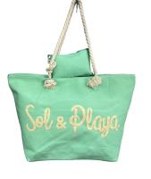 Bolso de Playa MEJORADA TOTE Mujer Lienzo con Monedero - details 3