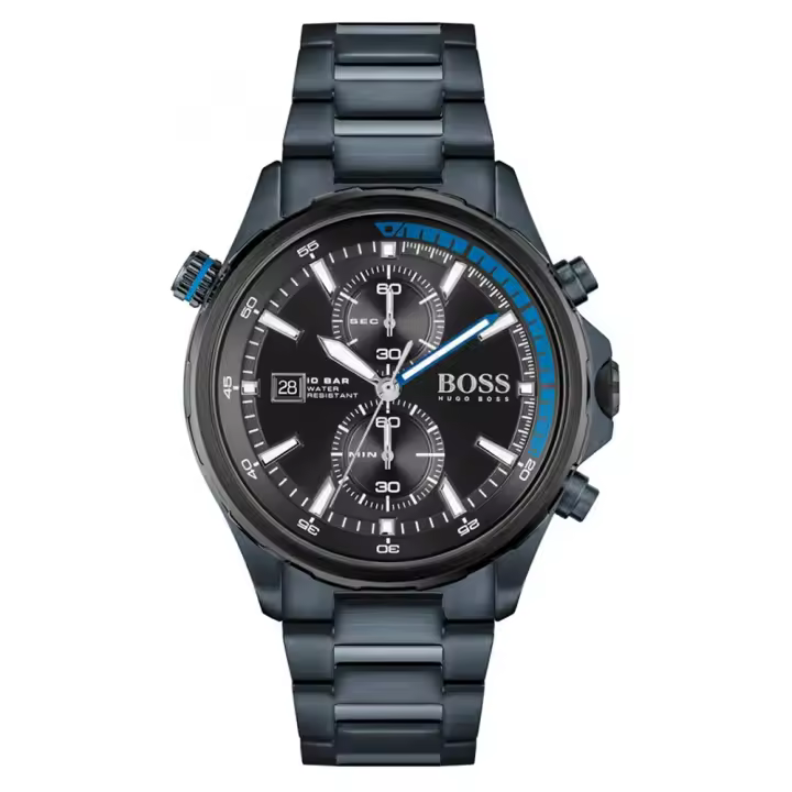 Reloj Hugo Boss Para Hombres Analógico de Cuarzo Cronógrafo Modelo 1513824, Esfera de 46MM - 1