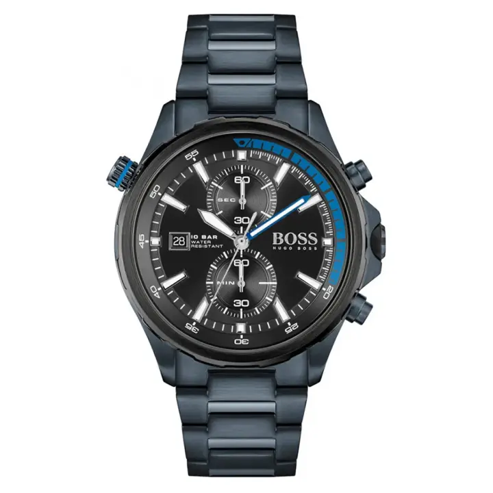 Reloj Hugo Boss Para Hombres Analógico de Cuarzo Cronógrafo Modelo 1513824, Esfera de 46MM - 1