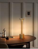 Lámpara De Noche Recargable LED Creativa Con Tres Colores Toque Metálica Para Decoración De Barra Exterior Y Dormitorio - details 2