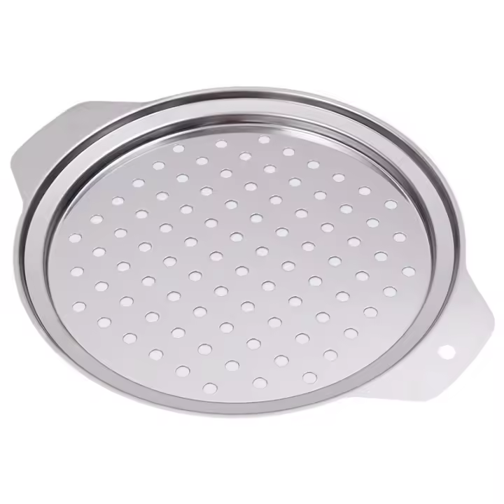 Bandeja Para sartenes con diámetro DE 24-28 cm color Plata - 1