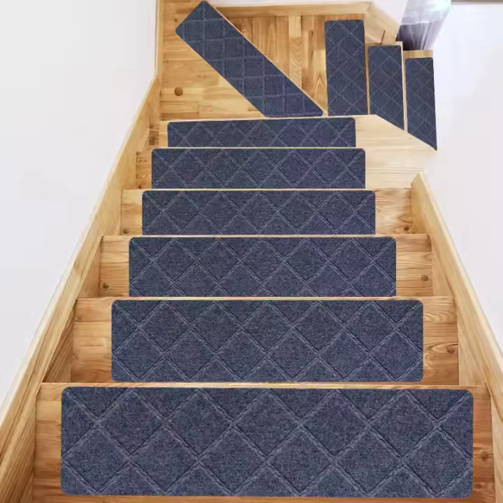  Alfombra Antideslizante Para Escaleras 1 Pieza Absorciónde Agua Autoadhesiva Silenciosa Y Segura Para Piso Adultos Uso Doméstico Y Exterior Tejido De Poliéster M Machine Hecho - 1