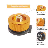 Adaptador De Estufa De Camping 3pcs/set Adaptador De Botella De Butano EN417 Lindal Valve Propano Adaptador Recargable Metálico Para Exteriores - details 5