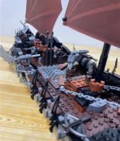 Bloques De Construcción Pirate Ship Ambush De Ghost Para Niños Y Adultos Juguetes Educativos DIY 806 Piezas Regalo Ideal Para Cumpleaños - details 3