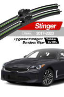 LimpiaFrente LimpiaFrente Wiper Blades Para Kia Stinger 2017-2023 Pares Accesorios Para Ventanas Delanteras De Goma Natural Inteligente Boneless Tamaño Original Del Coche - details 0