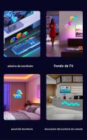 Lámpara De Noche LED Bluetooth WIFI 5V USB Triangular Para Decoración De Habitación Y Juego Lámpara Creativa De Ambiente Incluye Bombillas Sin Pilas - details 8