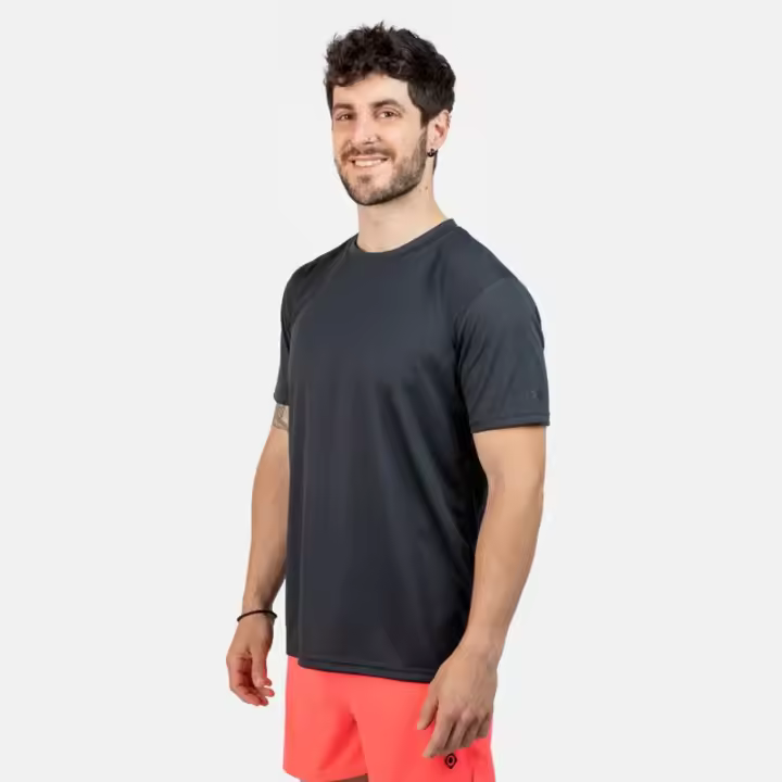 IZAS Camiseta CREUS Gris Oscuro - Manga Corta, Tecnología DRY y Coolspeed - 1