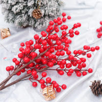 Decoración De Navidad Artificial Rama De Uvas Rojas Para Vaso Flores Falsas Para El Hogar Adornos De Árbol De Navidad Accesorio De Plantas - details 7