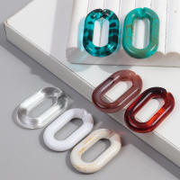 10pcs Grandes Bolas De Acrílico Ovaladas Colores Mixtos Para Hacer Pulseras Collares Joyería DIY Cadenas Para Gafas Accesorios - details 11