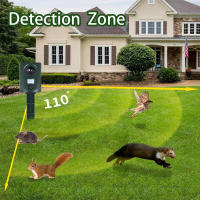 Repellente Ultrasonido Para Gatos Exterior Jardines Repelente De Animales Insecticida Impermeable Repulsor De Zorro - details 6