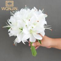WQNJIN 20 Cabezas De Lirio Artificial Flor Simulada Para Decoración De Hogar Y Bodas Regalo De Flores Decorativas De Lirio - details 5