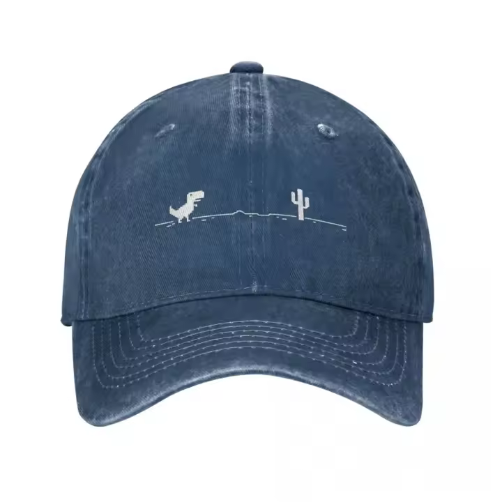 Gorro De Béisbol Unisex Dinosaurio Jurásico Gráfico Sin Internet Protección Solar Estilo Casual Ajustable Para Exterior Verano - 1