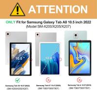 FGNS Funda con Teclado Español Ñ para Samsung Galaxy Tab A8 10.5"(SM-X200/X205/X207) ,Carcasa PU Delgada rotectora Delgada con Ranura de Lápiz  con Teclado Bluetooth Desmontable para Samsung A8 10.5 - details 0